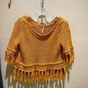 Free People On the Fringe Pullover in Size S